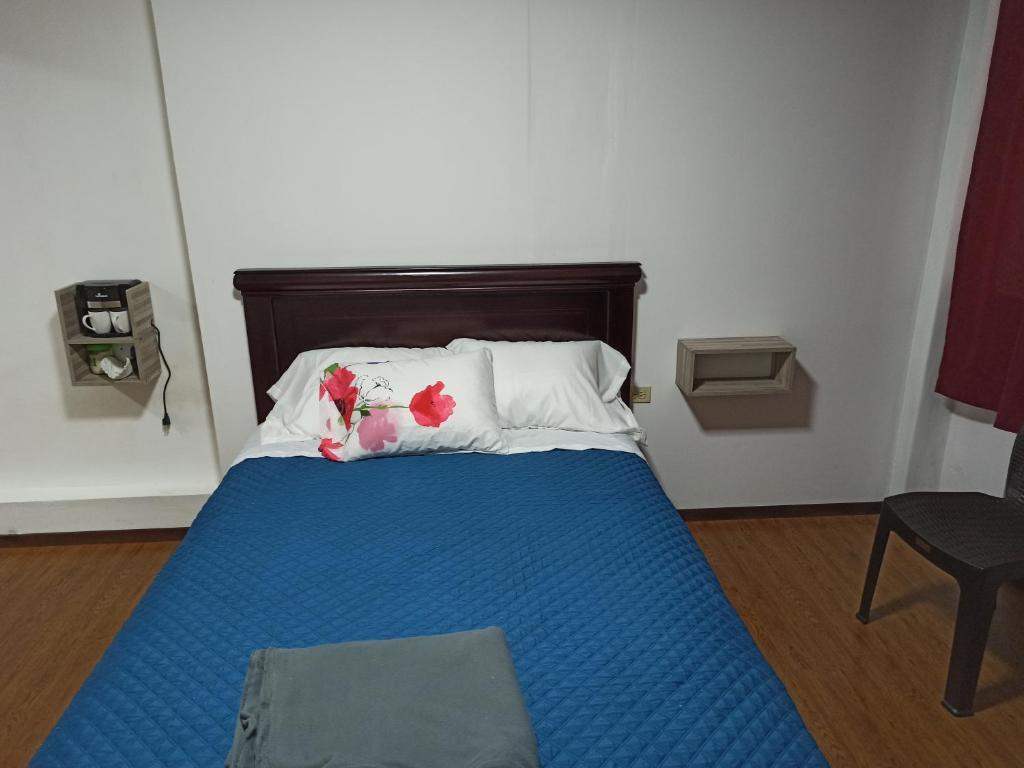 Postel nebo postele na pokoji v ubytování Habitaciones Alkimya