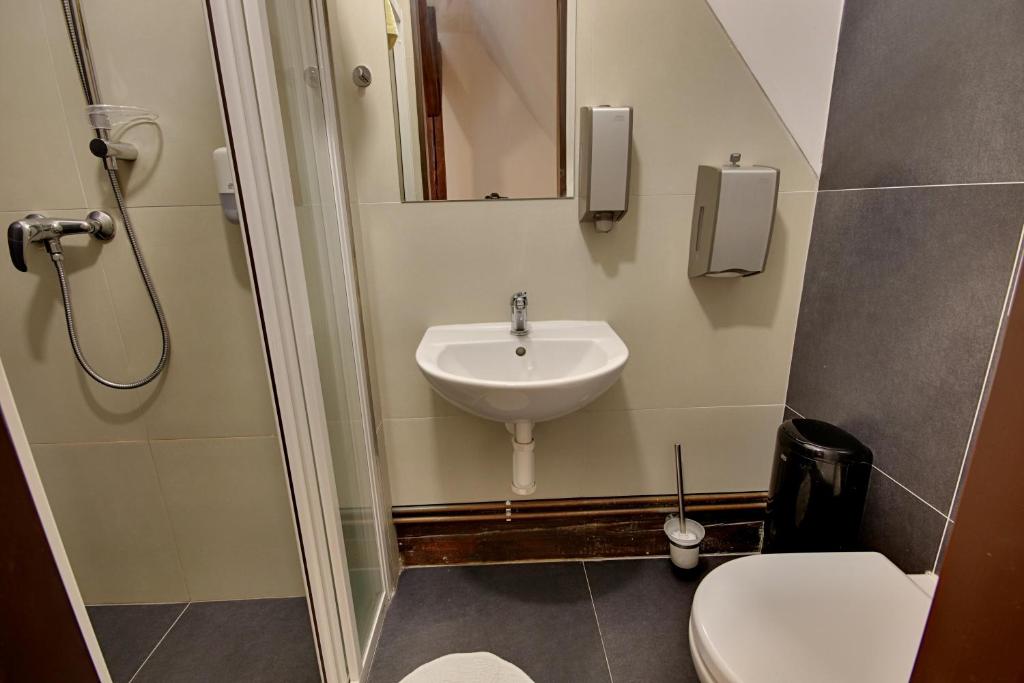 Koupelna v ubytování Apartmany Kadleců
