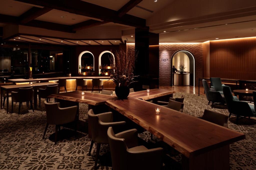 Restaurace v ubytování Hakuba Tokyu Hotel