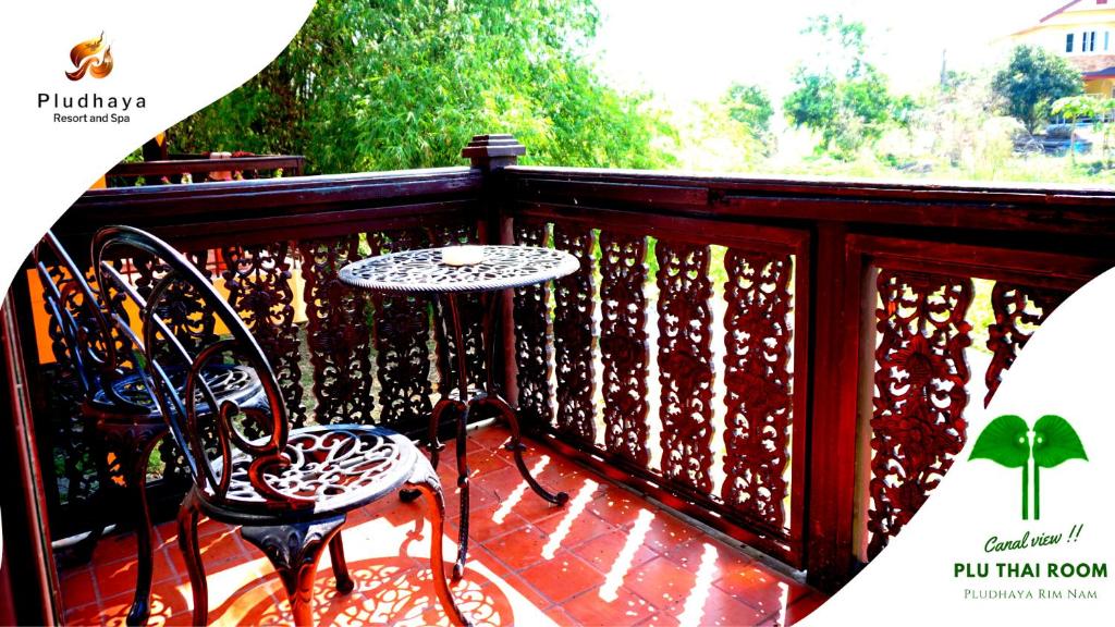 Balkón nebo terasa v ubytování Pludhaya Resort & Spa
