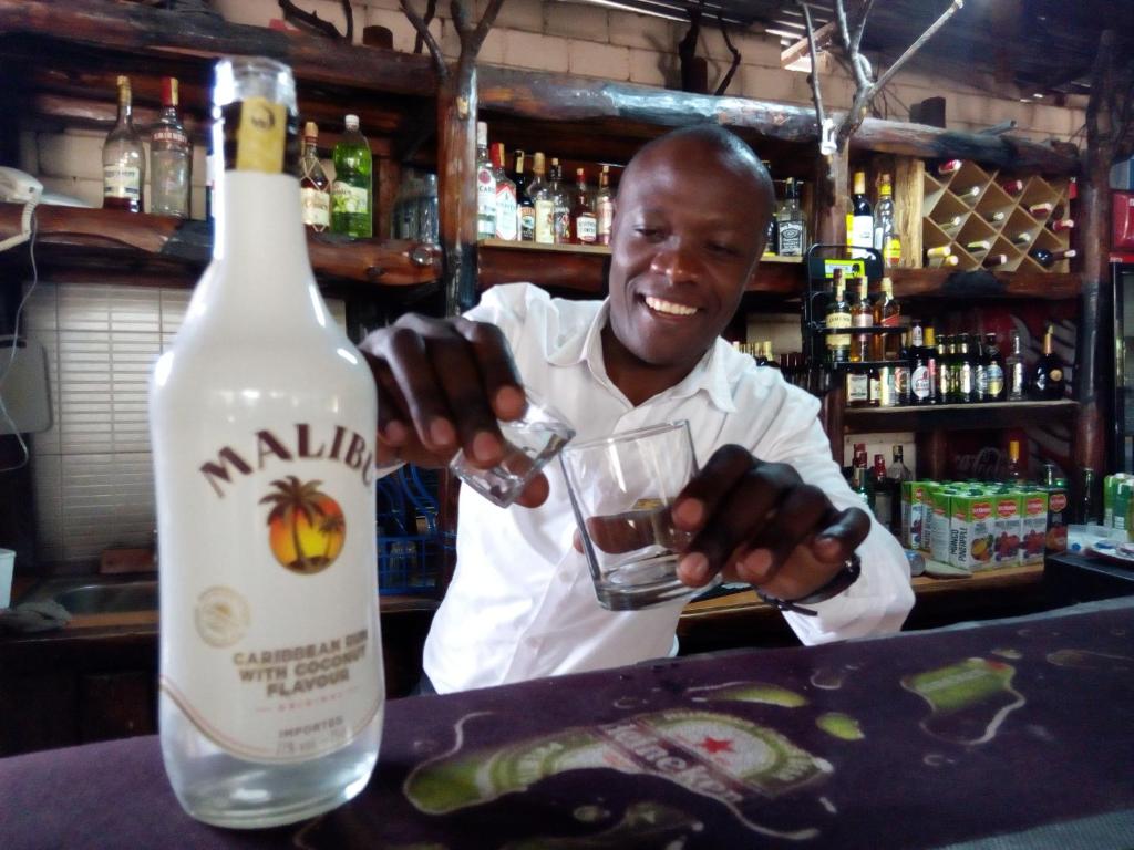 Nápoje v ubytování Kivu Resort