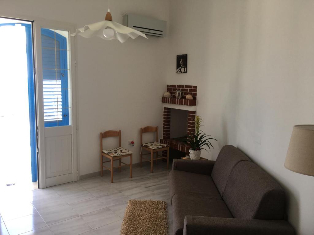 Posezení v ubytování Casa Direttamente sul mare