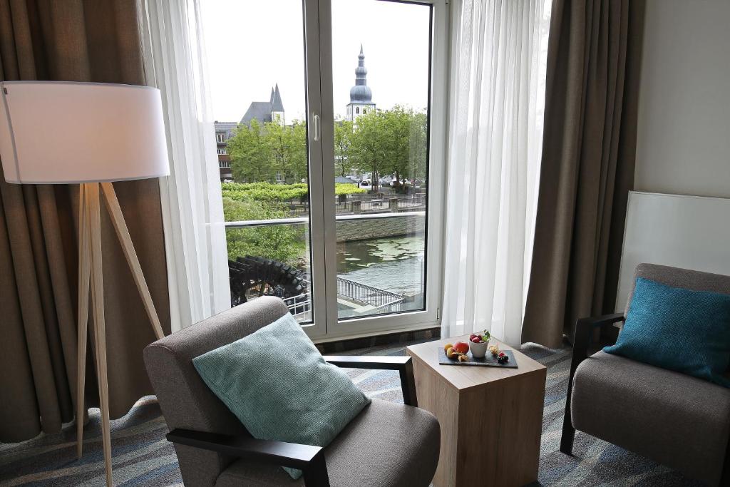 Posezení v ubytování Quality Hotel Lippstadt