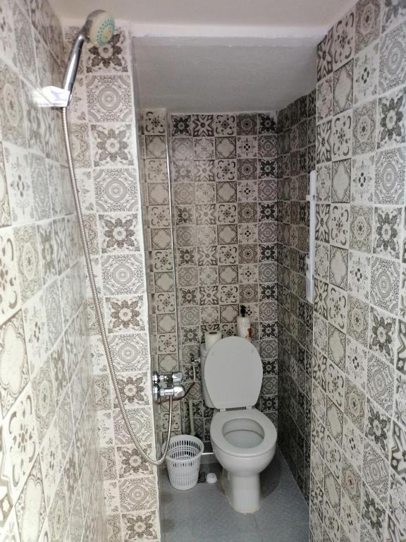 Koupelna v ubytování berber hostel