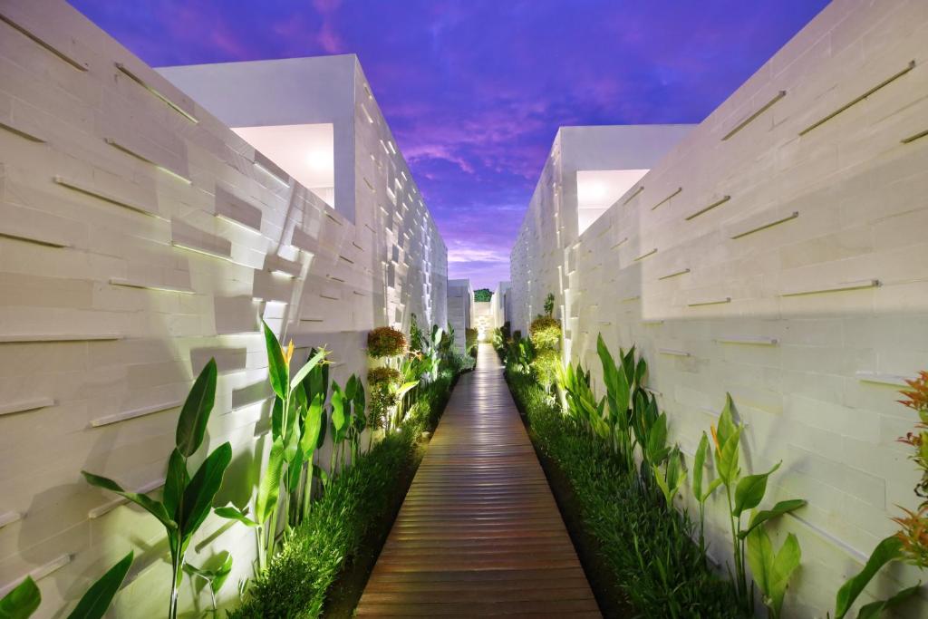 The Daha Luxury Villasにある庭