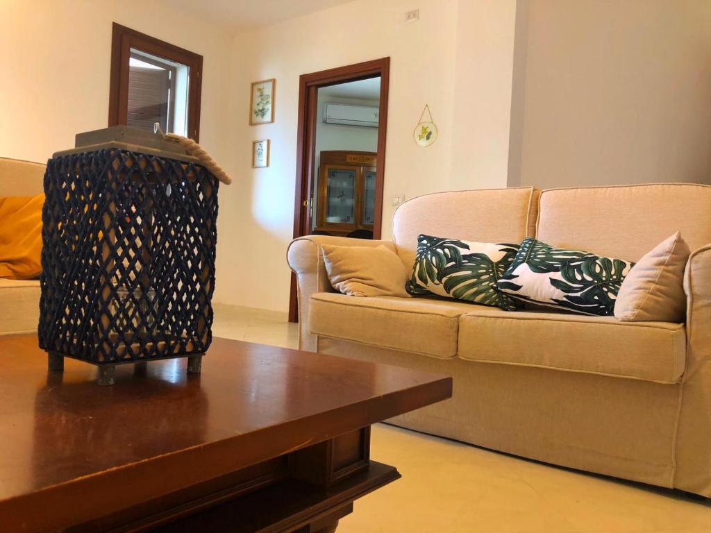 A seating area at Appartamento a Corte Balai