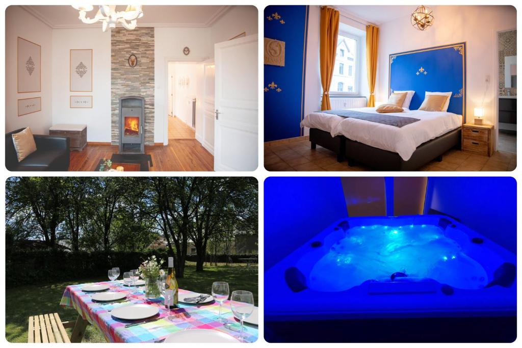 Fotografie z fotogalerie ubytování Zythogite Appartement 8 personnes avec jardin, bbq v destinaci Tintigny