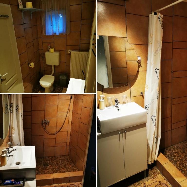 A bathroom at DalmApartman