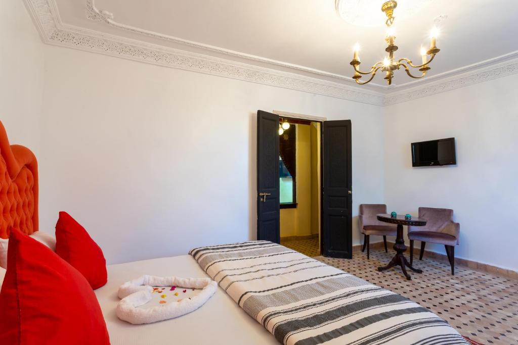 Postel nebo postele na pokoji v ubytování Villa Ayche