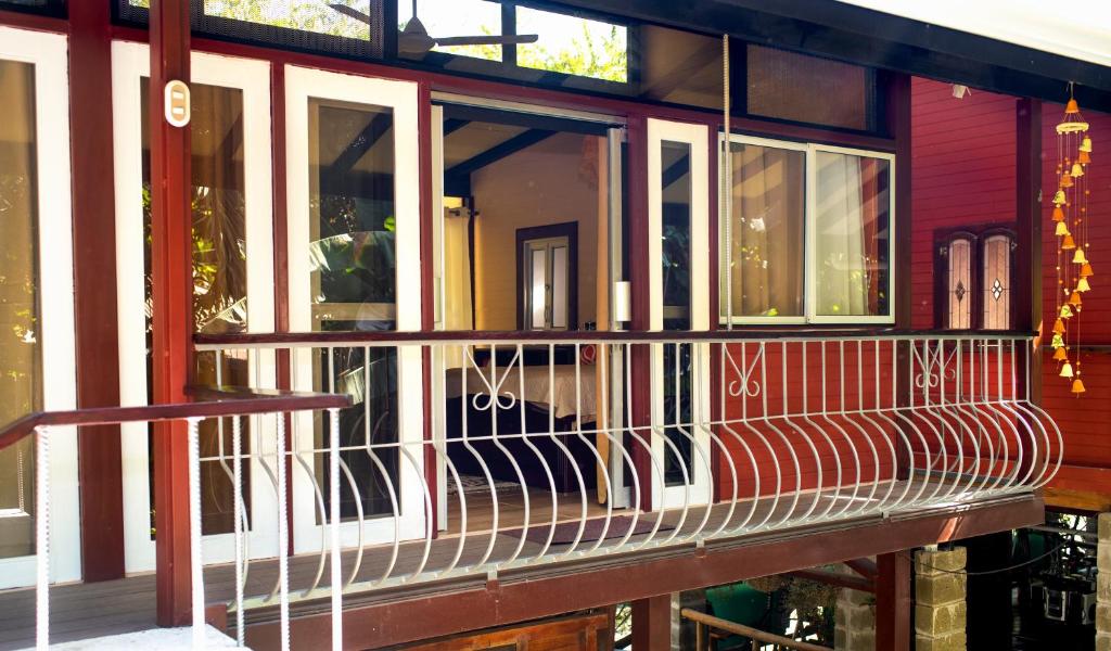 Balkón nebo terasa v ubytování Coyote Rooms