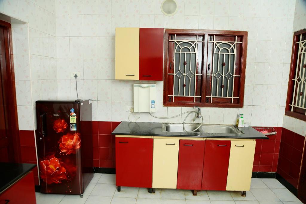 Kuchyň nebo kuchyňský kout v ubytování ZuriEL Suite GUEST HOUSE
