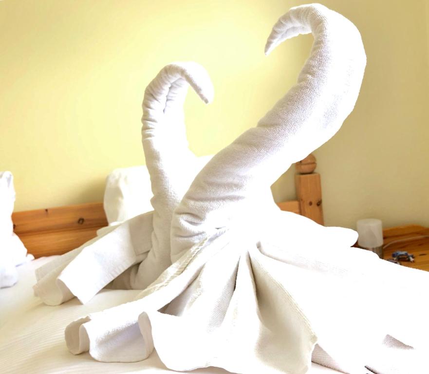Postel nebo postele na pokoji v ubytování Relax - Haus Swiss