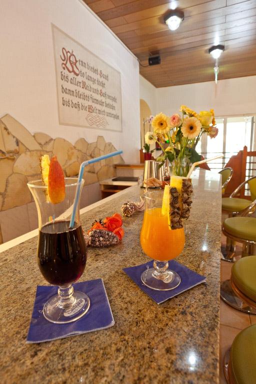Nápoje v ubytování Resort Hotel Seebauer Gut Wildbad