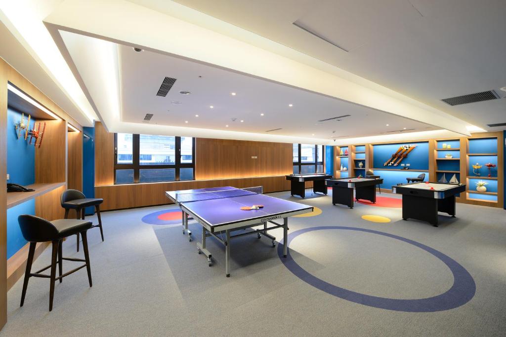 Herní místnost v ubytování Evergreen Palace Hotel Chiayi