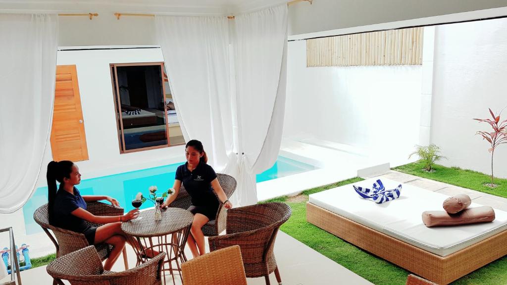 Posezení v ubytování Montecarlo Villas Panglao