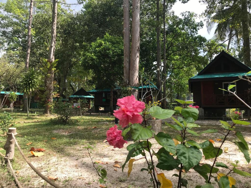 Zahrada ubytování Koh Jum Delight Beach