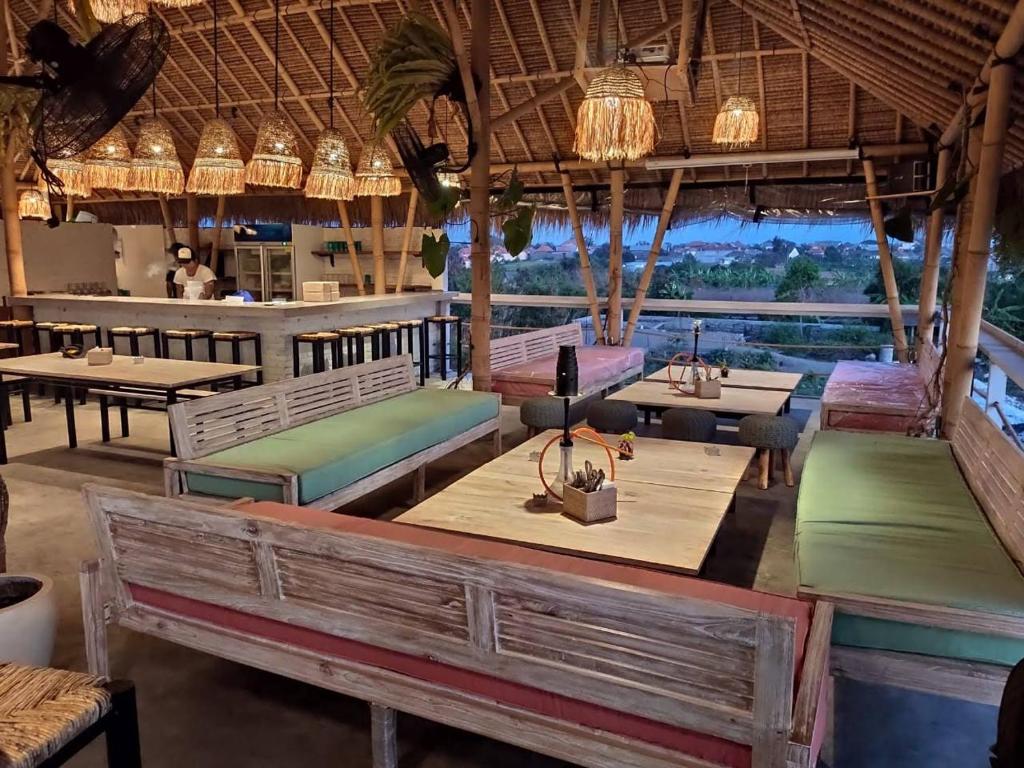 Restaurace v ubytování Clandestino Hostel Canggu