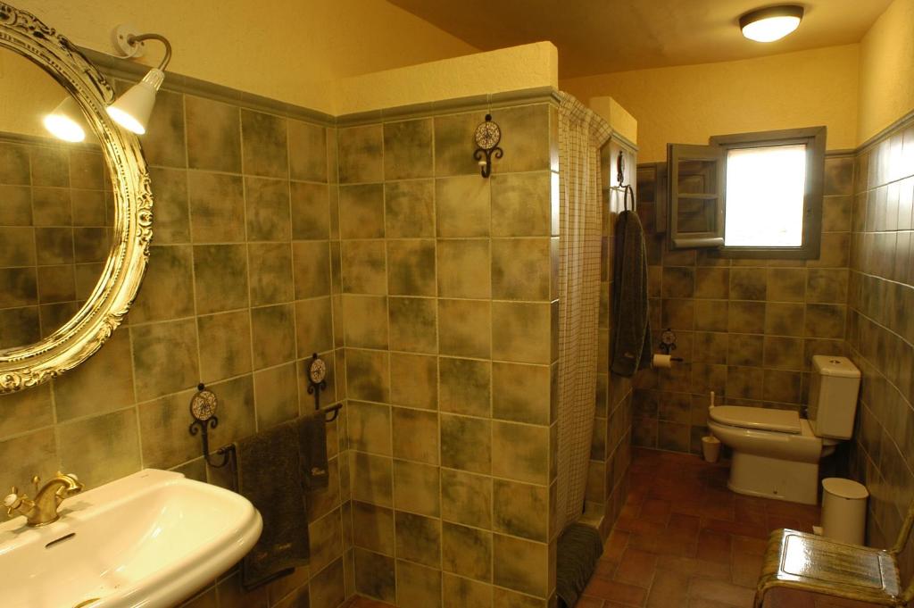Koupelna v ubytování Casa Tomàs