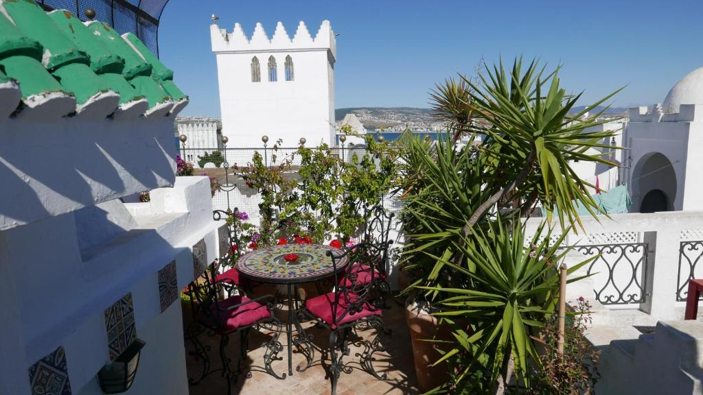 Balcon ou terrasse dans l'établissement Dar Sultan