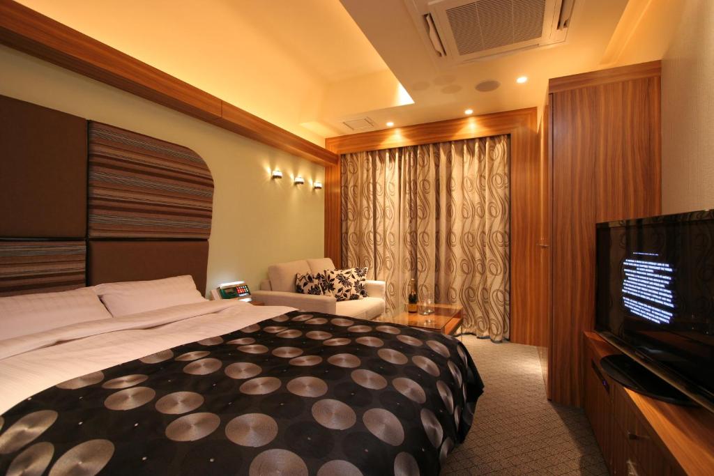 TV a/nebo společenská místnost v ubytování HOTEL W-PREMIUM -W GROUP HOTELS and RESORTS-