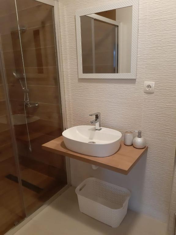 Koupelna v ubytování Apartman Bella 1