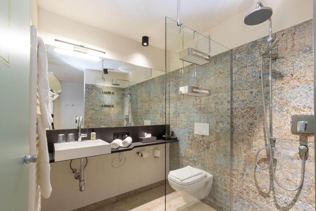 Kúpeľňa v ubytovaní Kappl Apart
