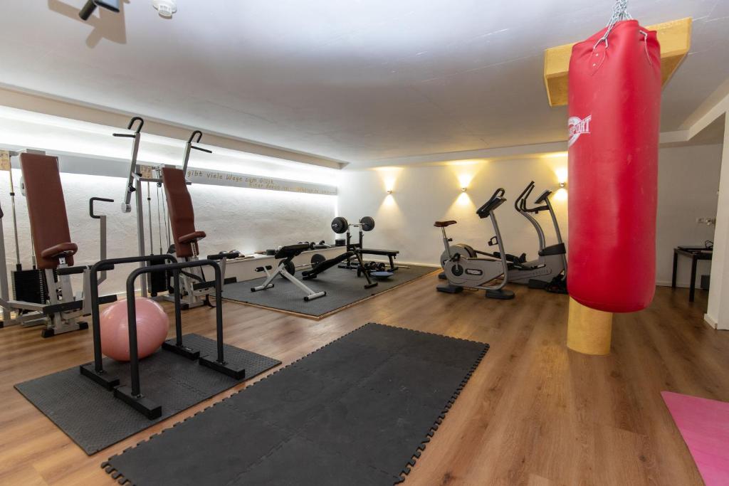 Posilňovňa alebo fitness centrum v ubytovaní Kappl Apart