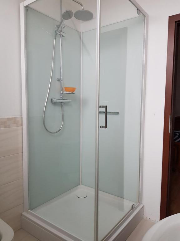 Koupelna v ubytování Motel Kotva