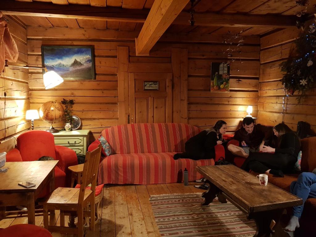 Posezení v ubytování Good Bye Lenin Hostel Zakopane