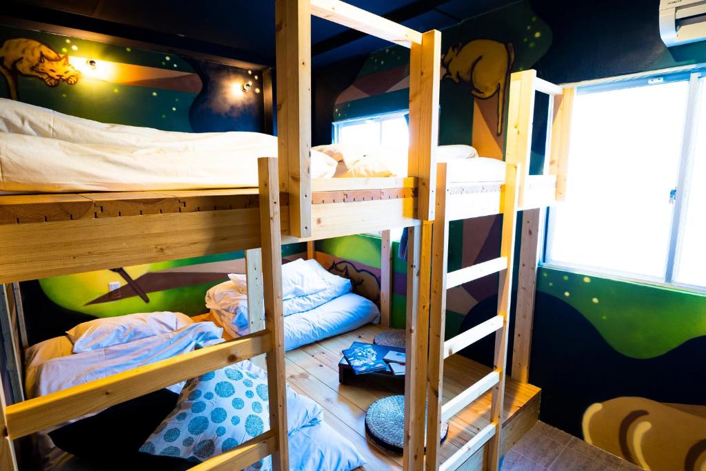 Postel nebo postele na pokoji v ubytování R Hostel Namba south