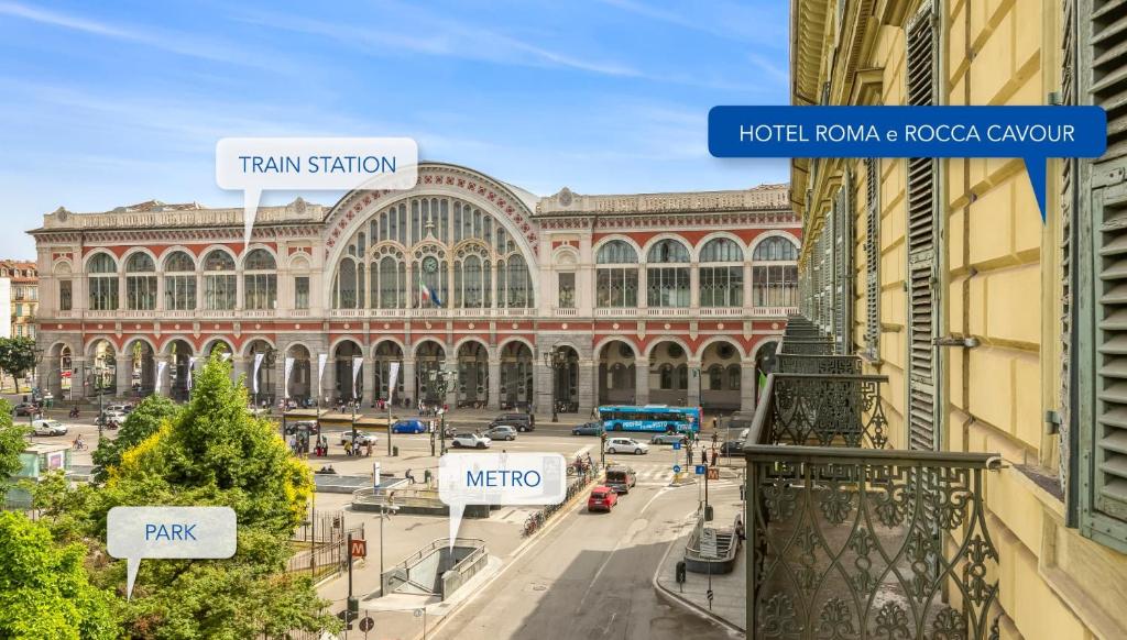 Hotel Roma e Rocca Cavour - Resim 18