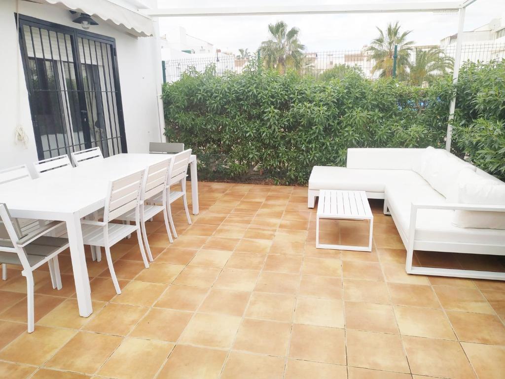 Balkon lub taras w obiekcie Chalet Paraíso Buganvillas