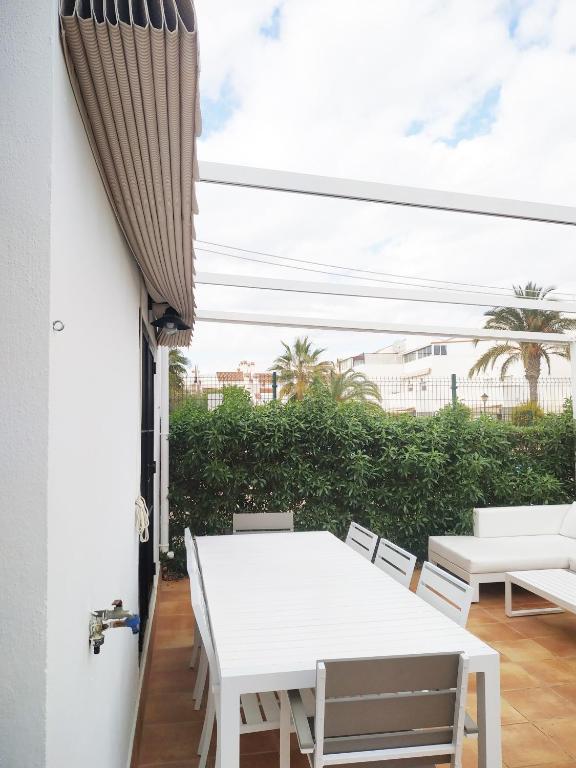Balkon lub taras w obiekcie Chalet Paraíso Buganvillas