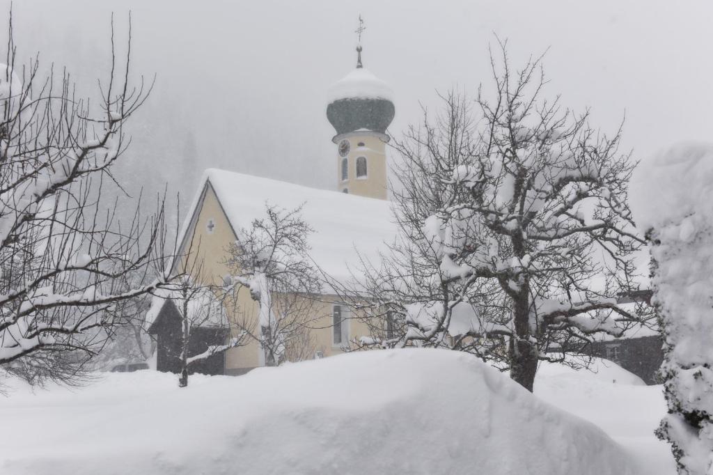 Pension Piz Buin v zimě