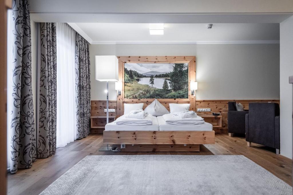 Postel nebo postele na pokoji v ubytování Hotel Kornock