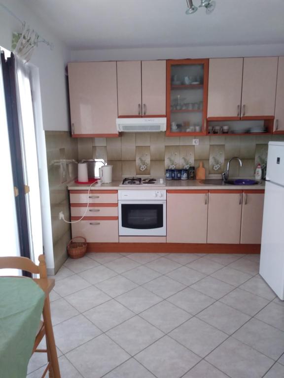 Kuchyň nebo kuchyňský kout v ubytování Apartments Soljacic
