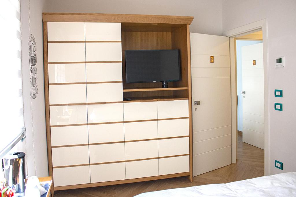 Kuchyň nebo kuchyňský kout v ubytování B&B Verù