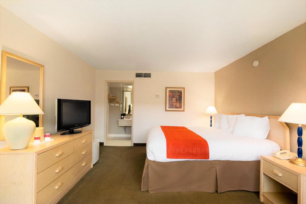 Ramada by Wyndham Kissimmee Gateway - Free Theme Park Shuttle - 标准国王庭院旅馆房间