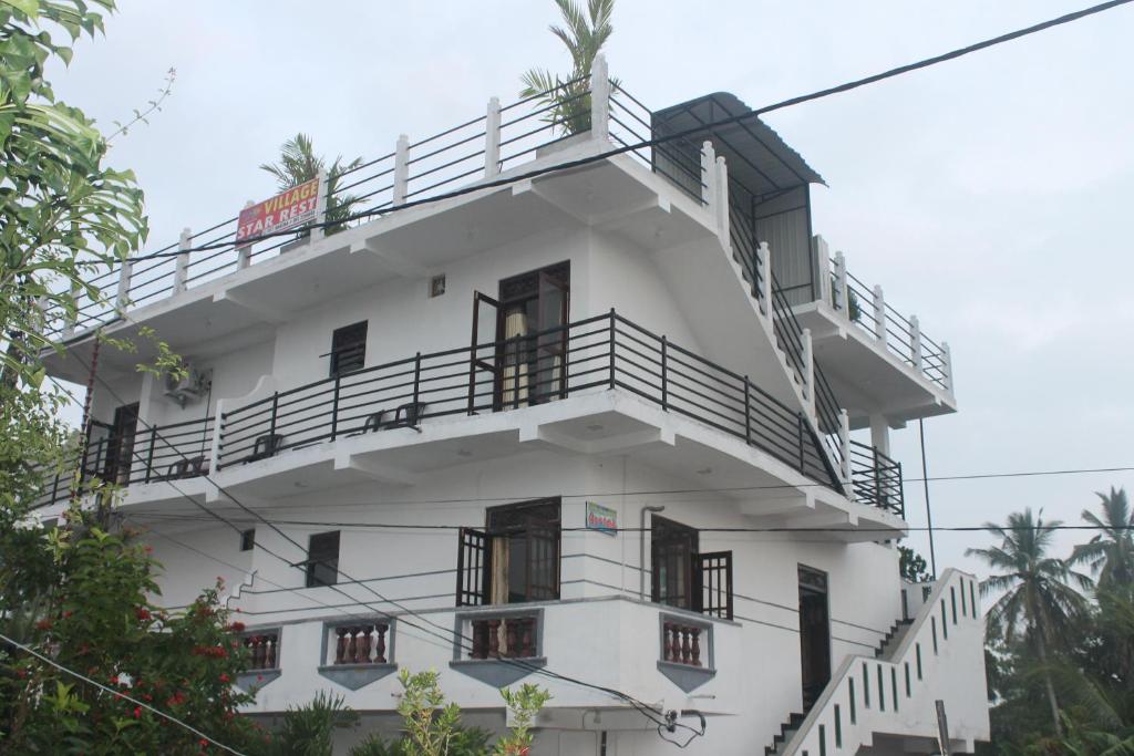 Балкон или терраса в Village Star Rest-Mirissa