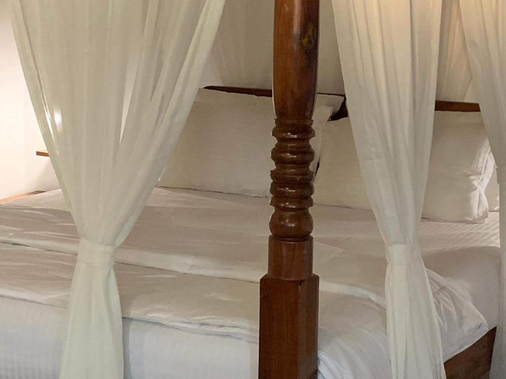 Postel nebo postele na pokoji v ubytování Porsu