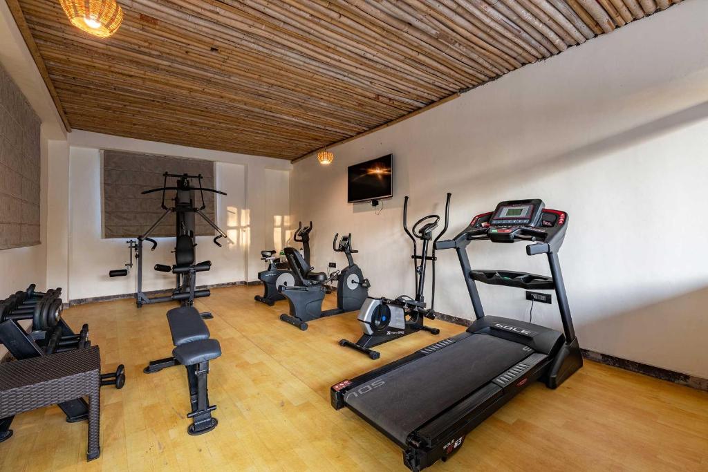 Fitness centrum a/nebo fitness zařízení v ubytování The Baagh Ananta Elite Ranthambore