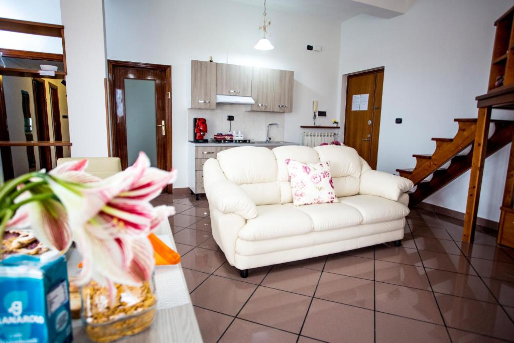 Kuchyň nebo kuchyňský kout v ubytování B&B L'Aurora CAPUA