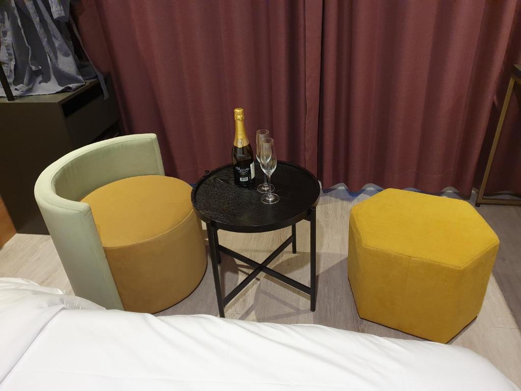 Posezení v ubytování Browndot hotel songtan