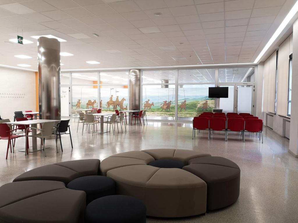 Posezení v ubytování Albergue Residencia Larraona