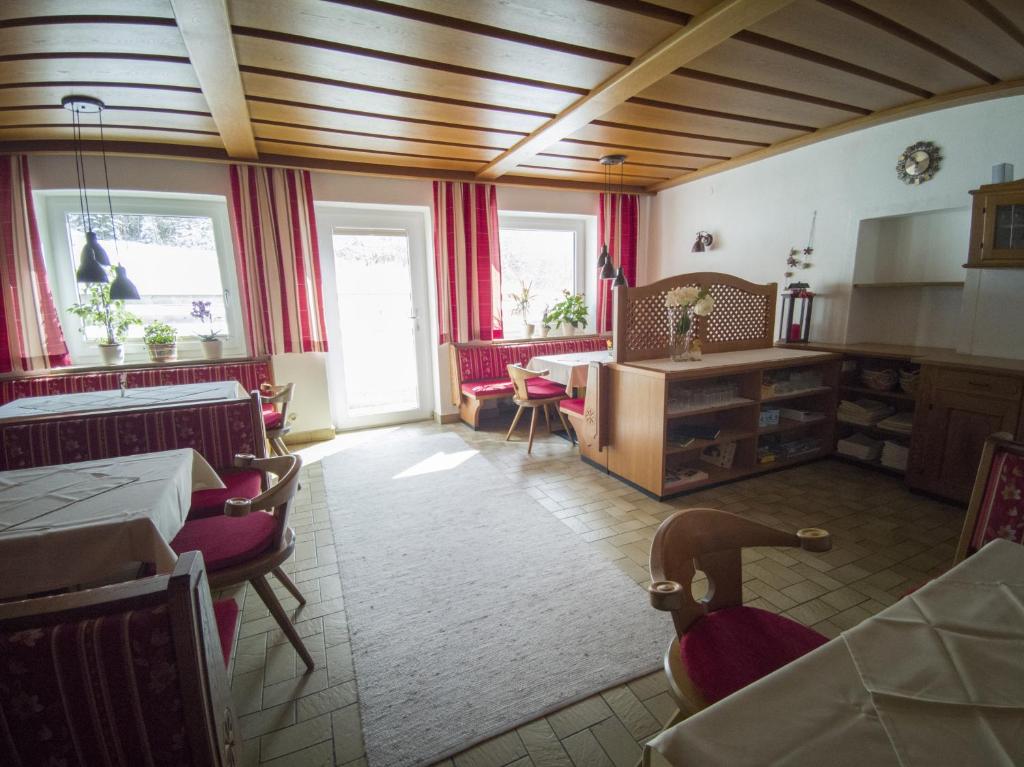 Posezení v ubytování Gästehaus Panorama