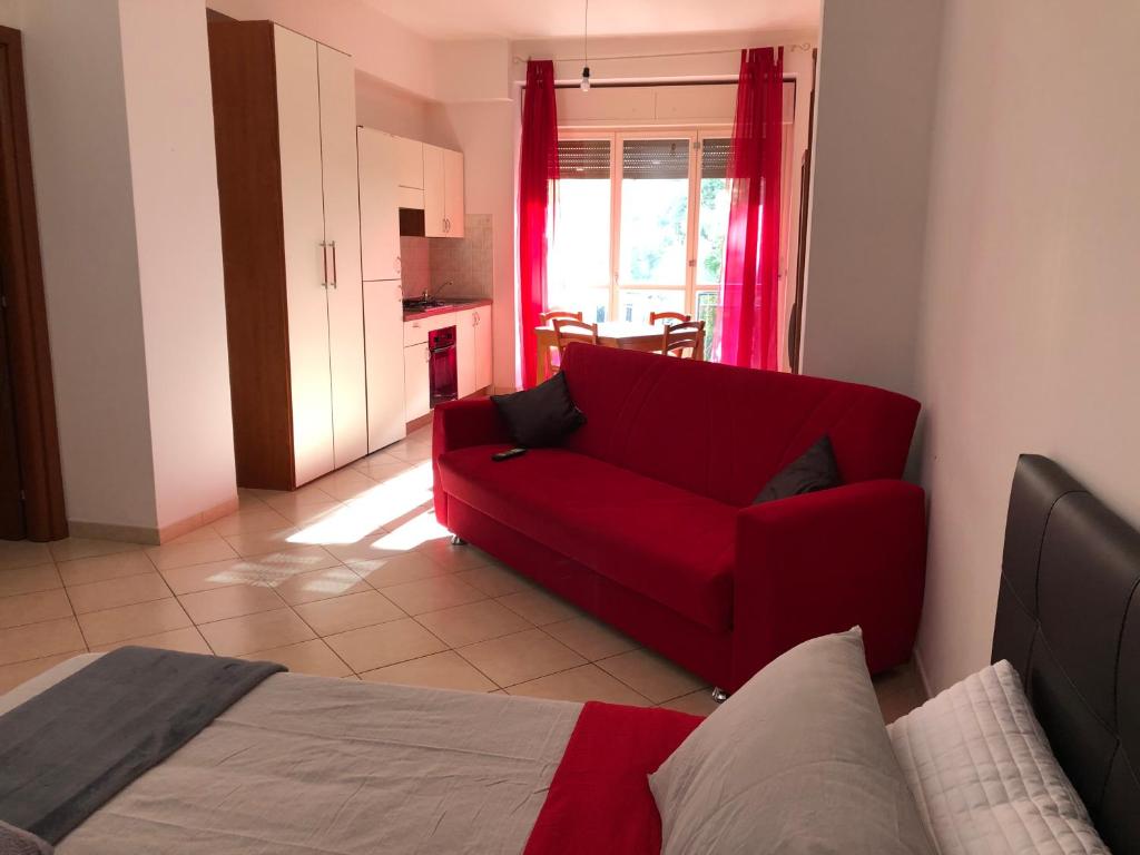 Część wypoczynkowa w obiekcie Viale Umberto I Apartments