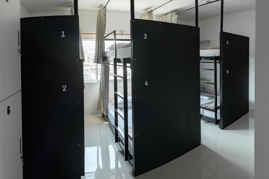 Kuchyň nebo kuchyňský kout v ubytování Munruk Hostel