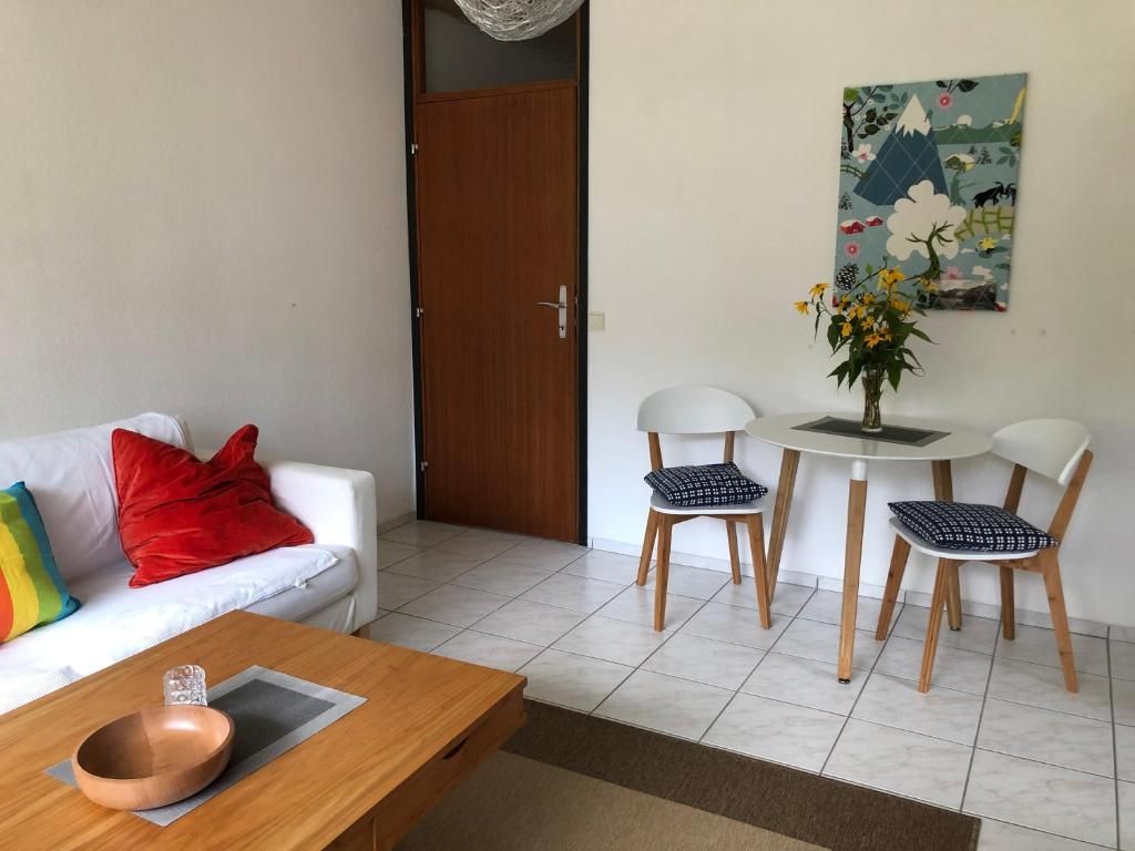 Ferienwohnung Held休息區