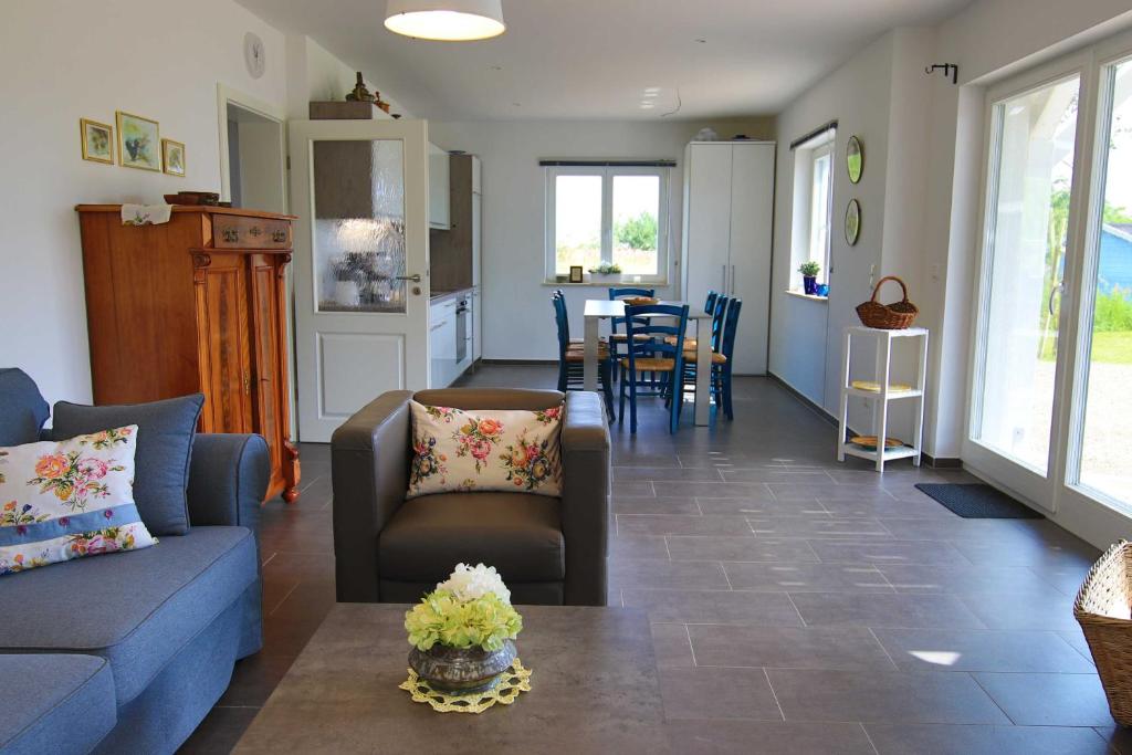 Χώρος καθιστικού στο 124m_Ferienhaus mit Meerblick