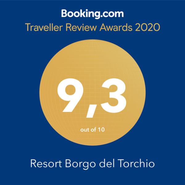 Certifikát, ocenenie alebo iný dokument vystavený v ubytovaní Resort Borgo del Torchio